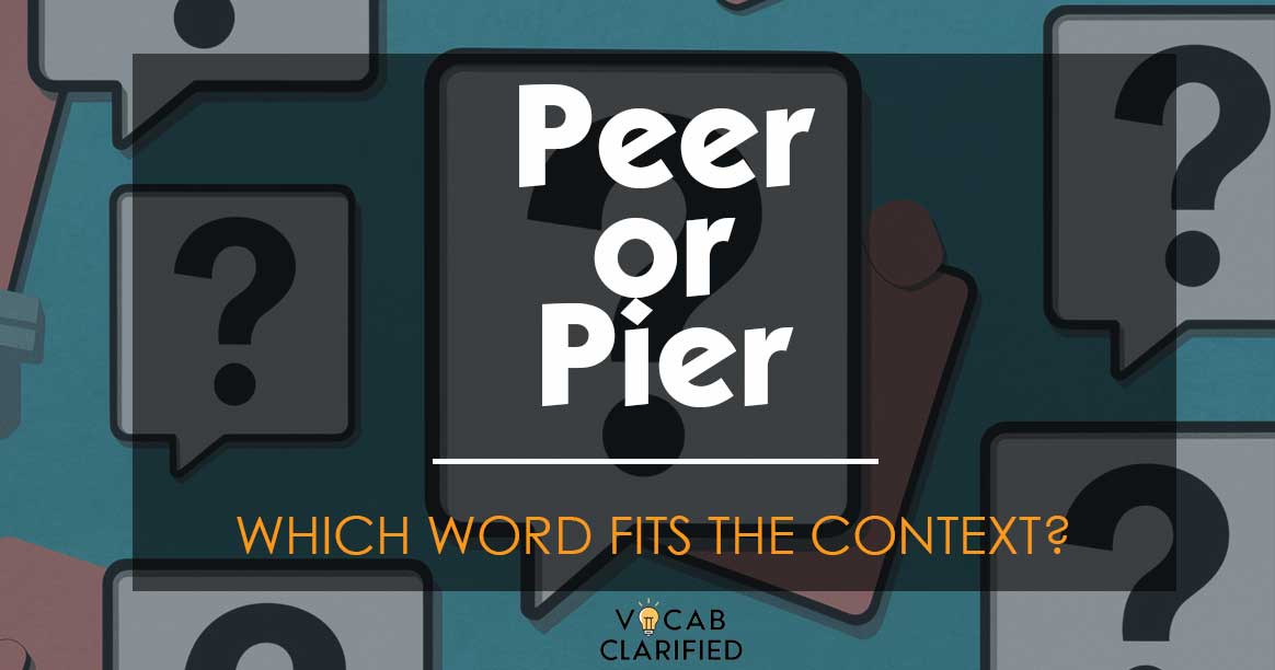 Peer Or Pier