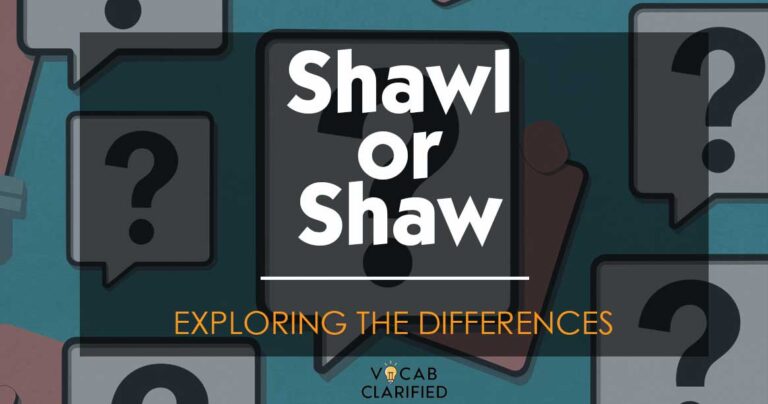 Shaw Definition Shawl Or Shaw: Exploring The Differences